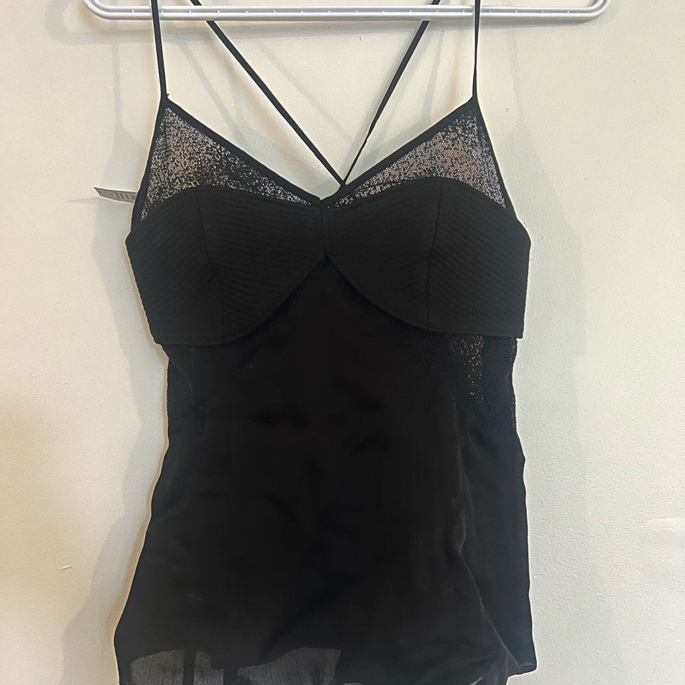 ARITZIA TULULA Black Bustier Camisole